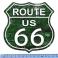 Magnet Route 66 Aluminium GIANT "Green Wall"