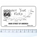 Magnet Route 66 Aluminium "Main Street Of America"