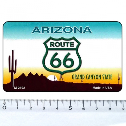 Magnet Route 66 Aluminium "Arizona Grand Canyon State"