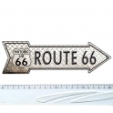 Magnet Route 66 Aluminium "Tôle" Arrow