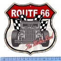 Magnet Route 66 Aluminium GIANT "Hot Rod 9"