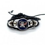 Bracelet Route 66 "America's Highway" noir