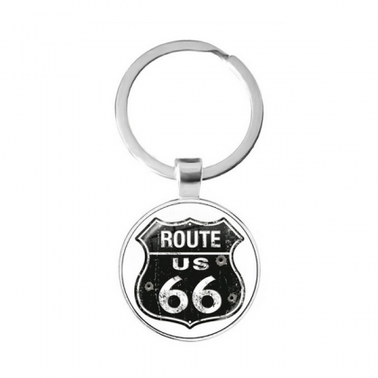 Porte Clé Route 66 "Logo" Balles