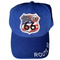 Casquette Route 66 "USA Logo" Bleu