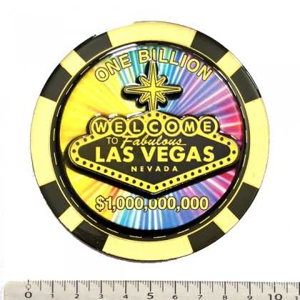 Magnet Las Vegas "$1.000.000 Colorful 2" en bois verni et en relief Magnet Las Vegas "$1.000.000 Colorful 2" en bois verni et en relief