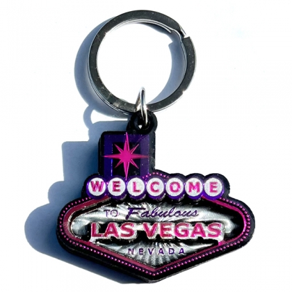 Porte Clé Las Vegas "Pink Logo"