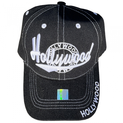 Casquette Los Angeles "Hollywood" Noire et Blanche