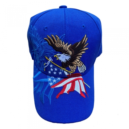 Casquette USA "Flag & Eagle" bleue