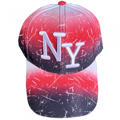 Casquette New York "Graph" rouge