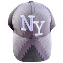 Casquette New York White "Losange" grise