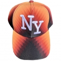 Casquette New York White "Losange" orange