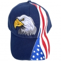 Casquette USA "Eagle & Flag" bleu nuit