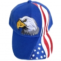 Casquette USA "Eagle & Flag" bleue