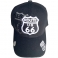 Casquette Route 66 "Classic" noire