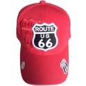 Casquette Route 66 "Classic" rouge