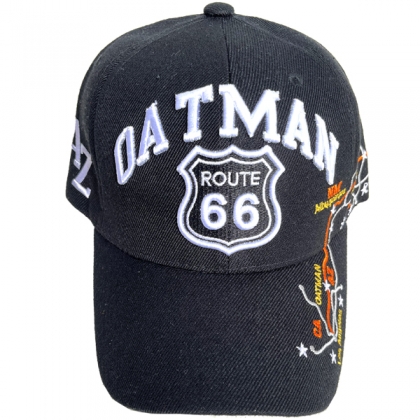 Casquette Route 66 "Oatman Map" Noire