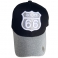 Casquette Route 66 "Paillette" noire