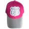 Casquette Route 66 "Paillette" rose