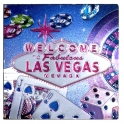 Magnet Las Vegas "Games" carré