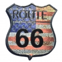 Magnet Route 66 "Logo" USA Flag Métal