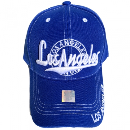 Casquette Los Angeles "Writing" Bleue et Blanche