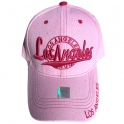 Casquette Los Angeles rose