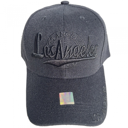 Casquette Los Angeles "Writing" Noire et Noire