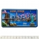Magnet New York En Relief "Blue Monuments"