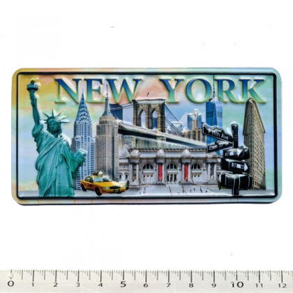Magnet New York En Relief "Multiples Monuments" Magnet New York En Relief "Multiples Monuments"