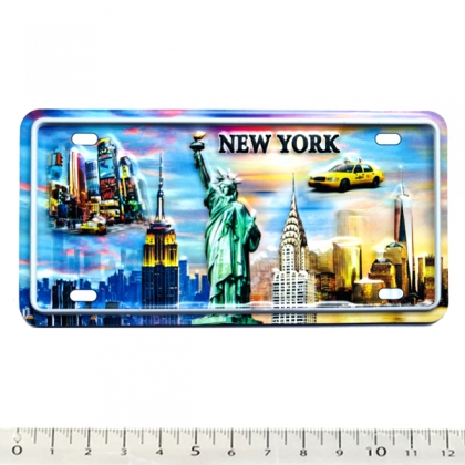 Magnet New York En Relief "Monuments"