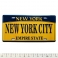 Magnet New York Plaque Immatriculation "Empire State" Jaune