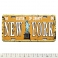 Magnet New York Plaque Immatriculation "Statue Of Liberty"