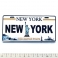 Magnet New York Plaque Immatriculation "Empire State" Statue Blanche