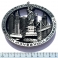 Magnet New York "Ovale" Métal Argent