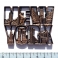 Magnet New York "Letters Monuments" Métal Cuivre