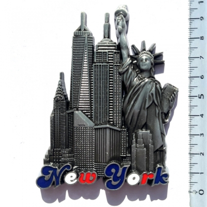 Magnet New York "Five Monuments" Métal Argent Magnet New York "Five Monuments" Métal Argent