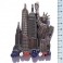 Magnet New York "Five Monuments" Métal Cuivre