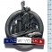 Magnet New York "Blue-White-Red" Métal Argent