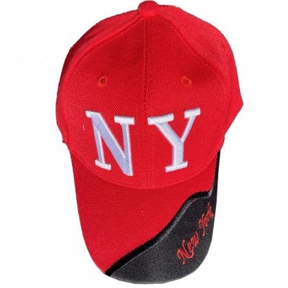 Casquette New York "Wave" Rouge