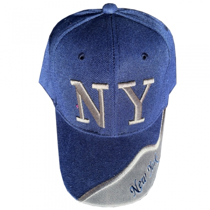 Casquette New York "Wave" Bleu Nuit Casquette New York "Wave" Bleu Nuit