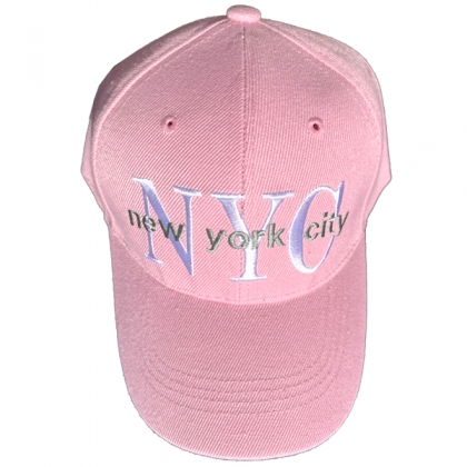 Casquette New York "Classic" Rose Pâle