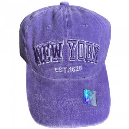 Casquette New York "Est 1625" Mauve