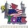 Magnet New York "Plaque Immatriculation" USA Flag