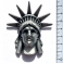 Magnet New York "Statue Close Up" Métal Argent