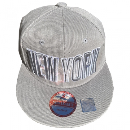 Casquette New York "New League" Grise