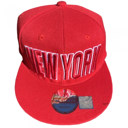 Casquette New York "New League" Rouge