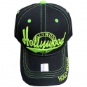 Casquette Los Angeles "Hollywood" Noire & verte