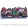Magnet Las Vegas "Fireworks" en bois verni et en relief