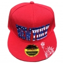 Casquette New York "USA Flag" Rouge
