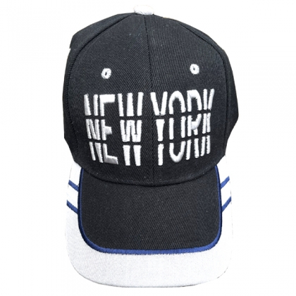 Casquette New York "All Caps" Noire
